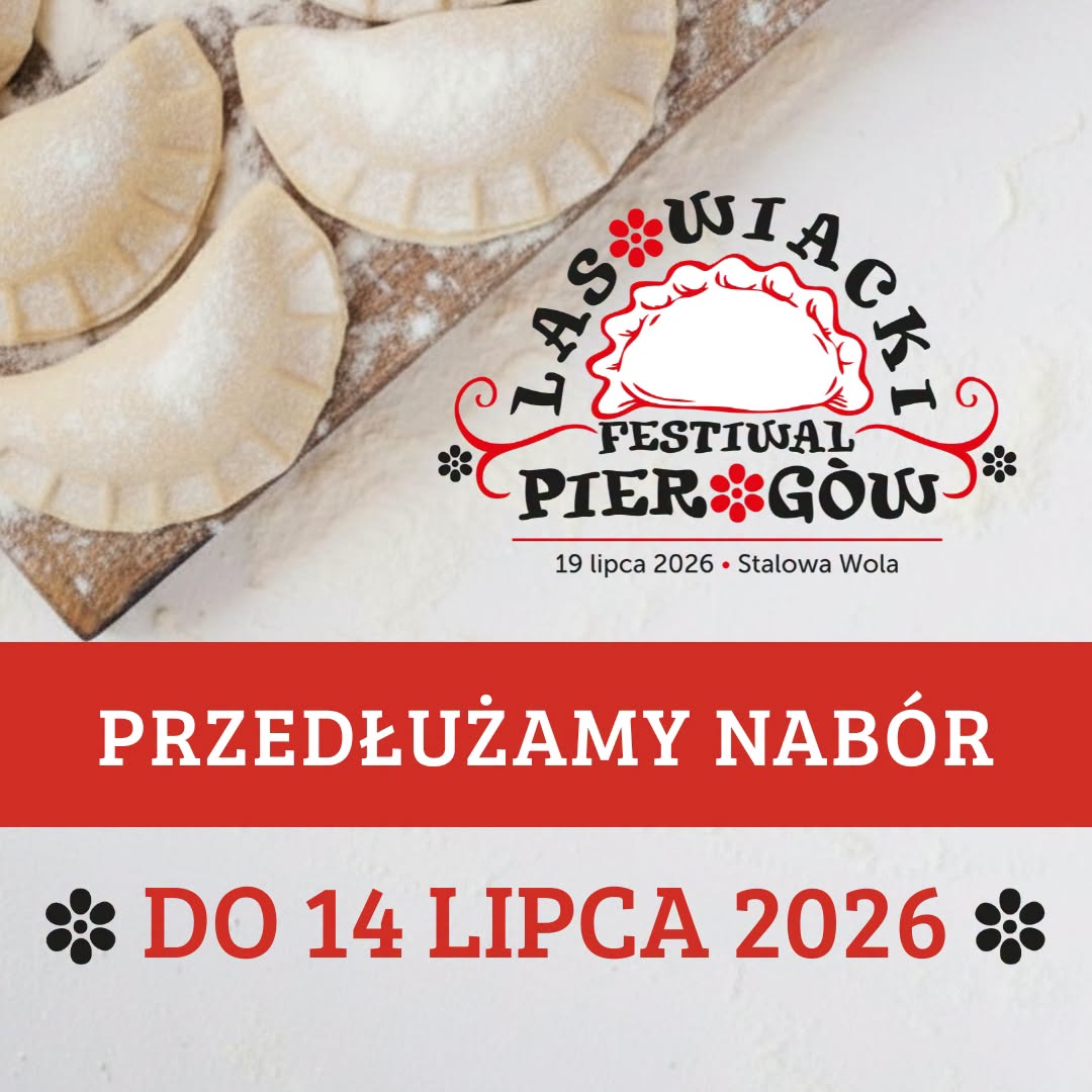 [do 14.07.2026] VII Lasowiacki Festiwal Pierogów – zgłoszenia do konkursu